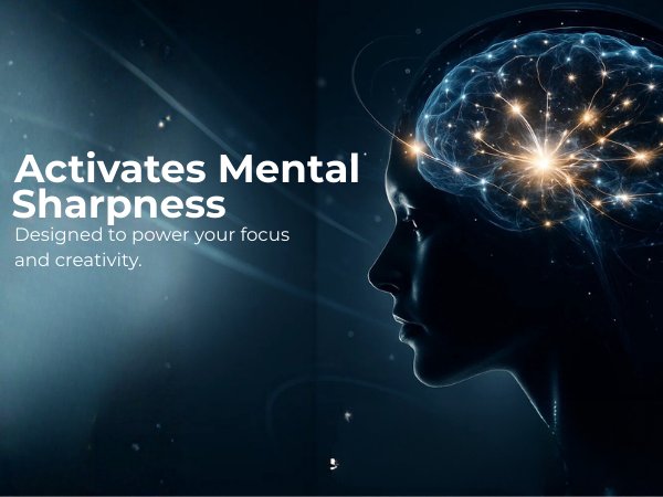 Activates mental sharpness and focus
