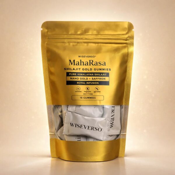 MahaRasa Shilajit Gold Gummies – 15 Count