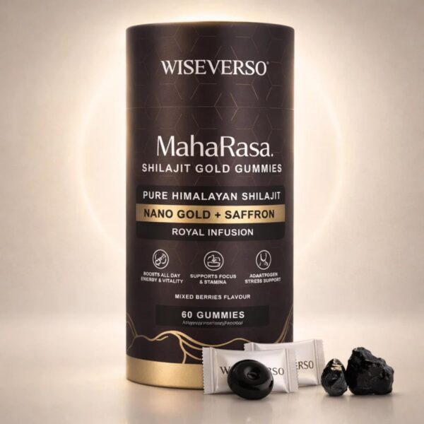 MahaRasa Shilajit Gold Gummies – 60 Count